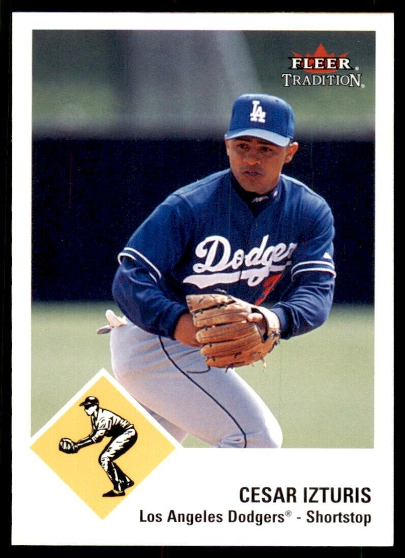 2003 Fleer Tradition Cesar Izturis. Los Angeles Dodgers #187