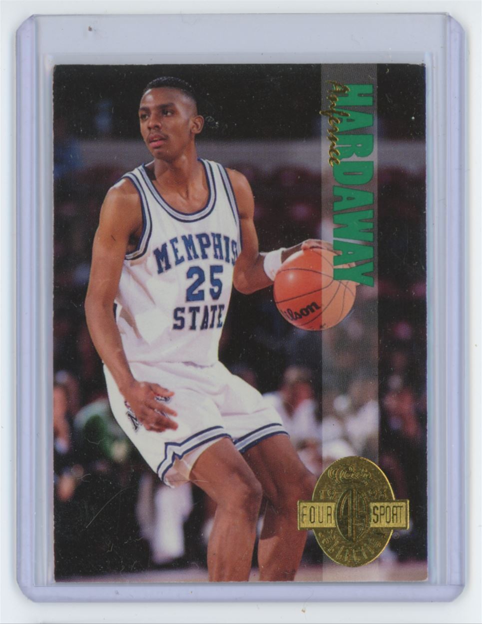 1993-94 CLASSIC FOUR SPORT COLLECTION ANFERNEE HARDAWAY MEMPHIS STATE #2