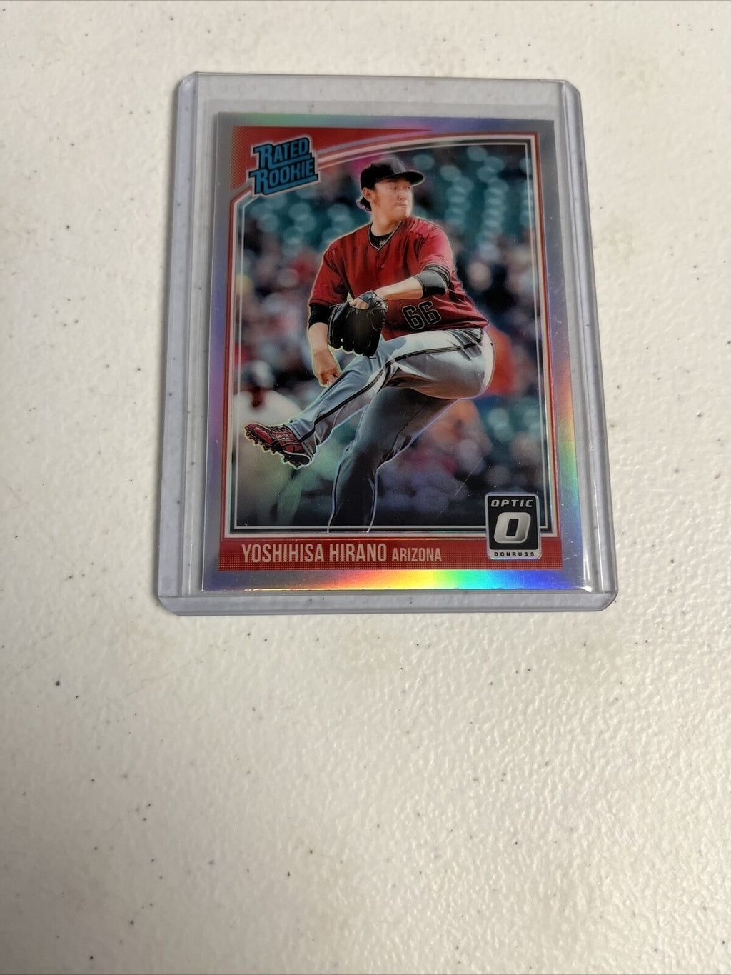 1 SHARP 2018 OPTIC SILVER PRIZM RATED ROOKIE YOSHIHISA HIRANO ARZ CARDINALS 🔥