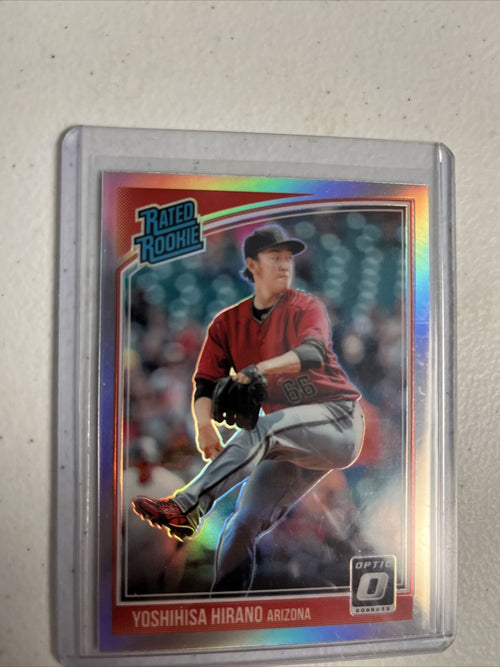 1 SHARP 2018 OPTIC SILVER PRIZM RATED ROOKIE YOSHIHISA HIRANO ARZ CARDINALS 🔥