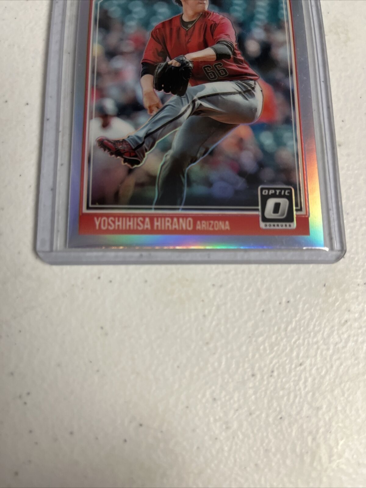 1 SHARP 2018 OPTIC SILVER PRIZM RATED ROOKIE YOSHIHISA HIRANO ARZ CARDINALS 🔥