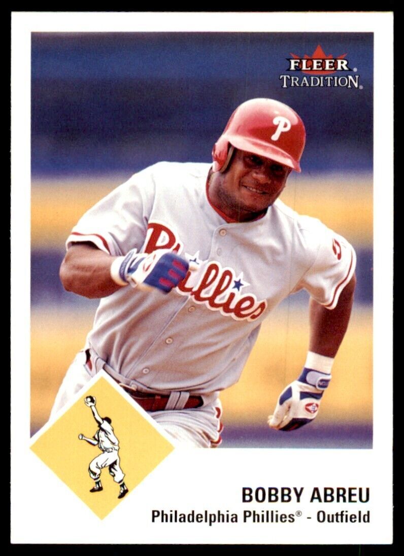 2003 Fleer Tradition Bobby Abreu. Philadelphia Phillies #152