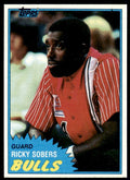 1981-82 TOPPS RICKY SOBERS CHICAGO BULLS #8