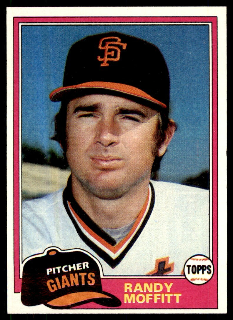 1981 TOPPS RANDY MOFFITT SAN FRANCISCO GIANTS #622