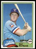 1981 TOPPS PAT PUTNAM TEXAS RANGERS #498