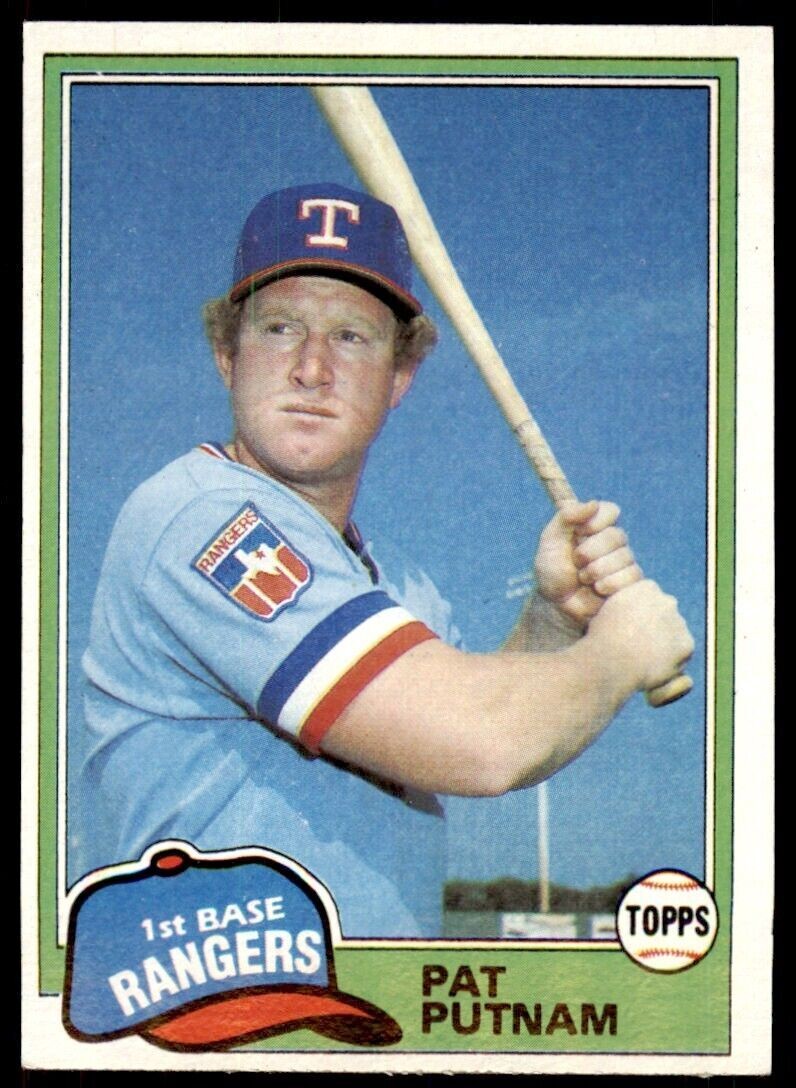 1981 TOPPS PAT PUTNAM TEXAS RANGERS #498