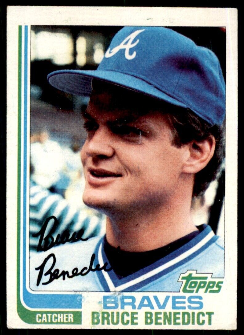1982 TOPPS BRUCE BENEDICT ATLANTA BRAVES #424
