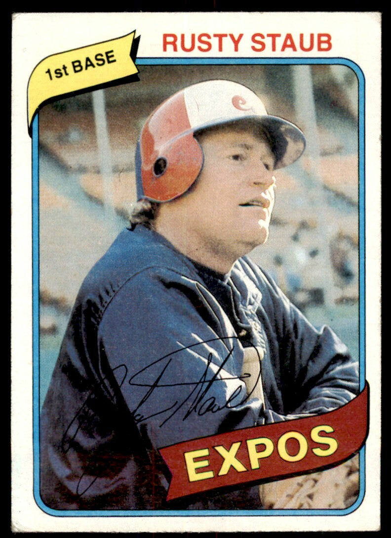 1980 TOPPS RUSTY STAUB MONTREAL EXPOS #660
