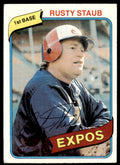1980 TOPPS RUSTY STAUB MONTREAL EXPOS #660