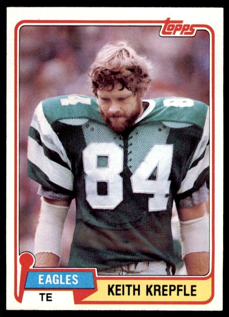 1981 TOPPS KEITH KREPFLE PHILADELPHIA EAGLES #459