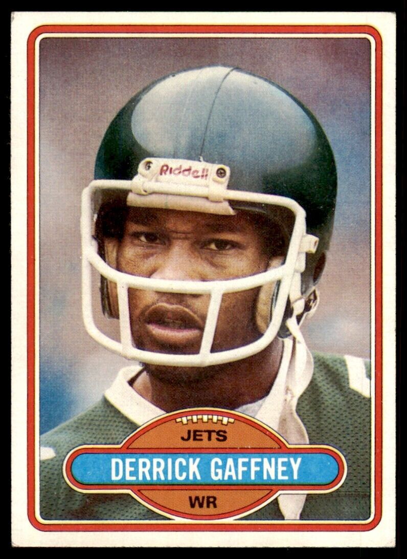 1980 TOPPS DERRICK GAFFNEY NEW YORK JETS #117