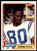 1981 TOPPS RAYMOND BUTLER ROOKIE BALTIMORE COLTS #388