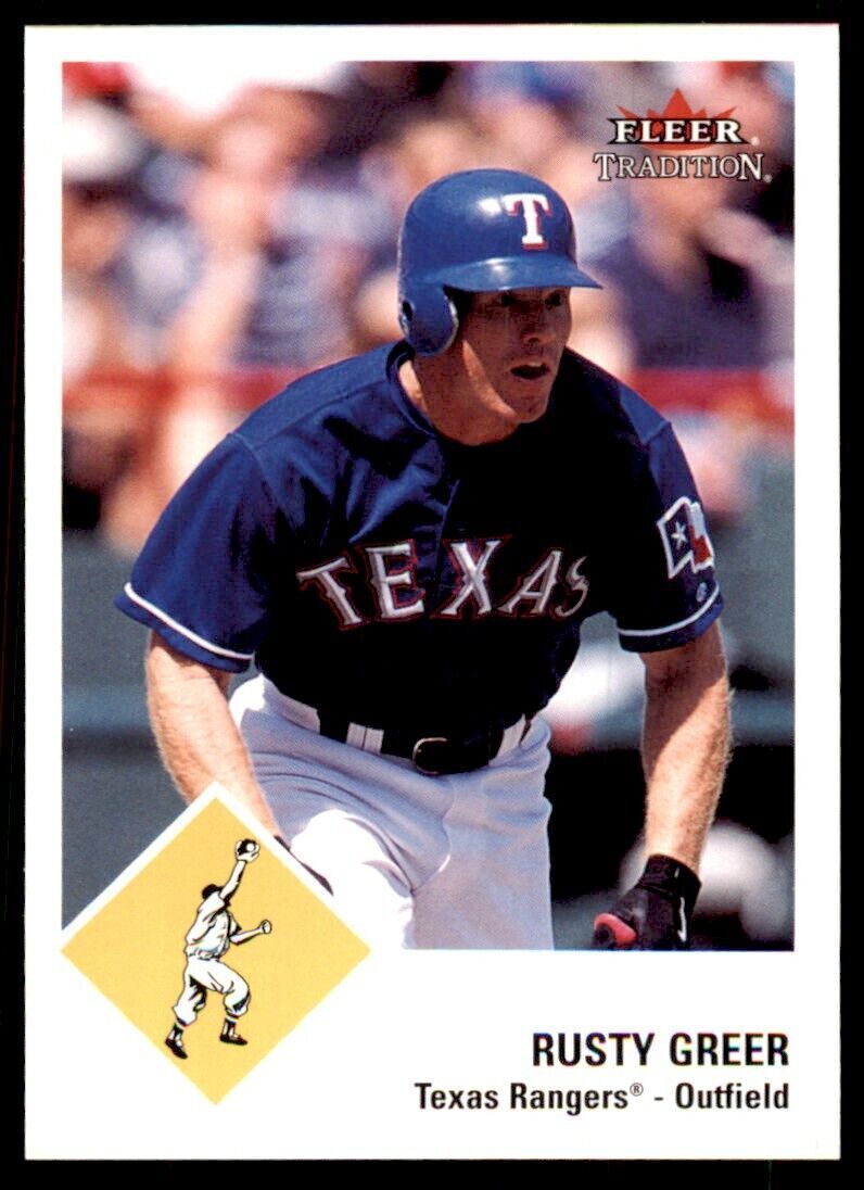 2003 Fleer Tradition Rusty Greer Texas Rangers #249