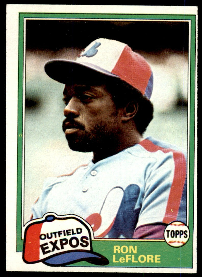 1981 TOPPS RON LEFLORE MONTREAL EXPOS #710