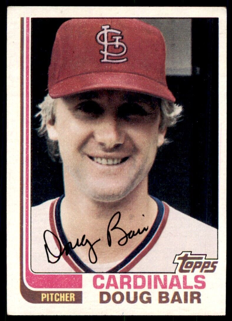 1982 TOPPS DOUG BAIR ST. LOUIS CARDINALS #262