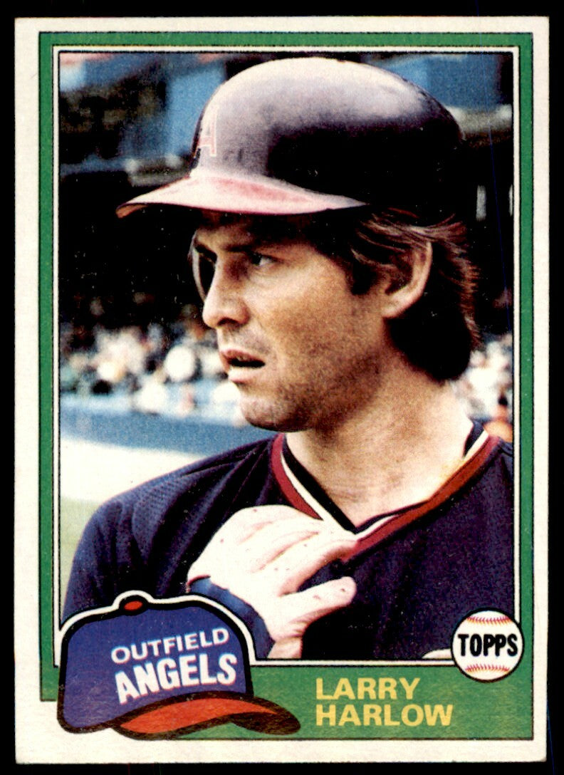 1981 TOPPS LARRY HARLOW CALIFORNIA ANGELS #121
