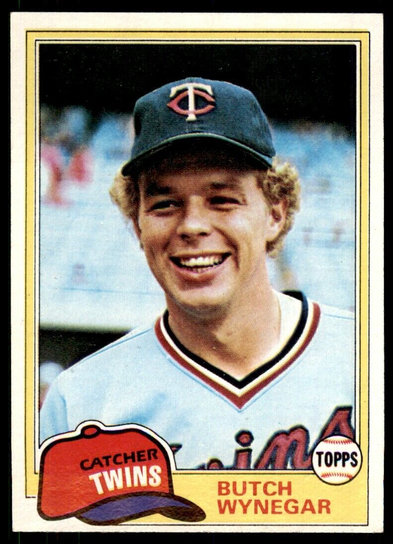 1981 TOPPS BUTCH WYNEGAR MINNESOTA TWINS #61