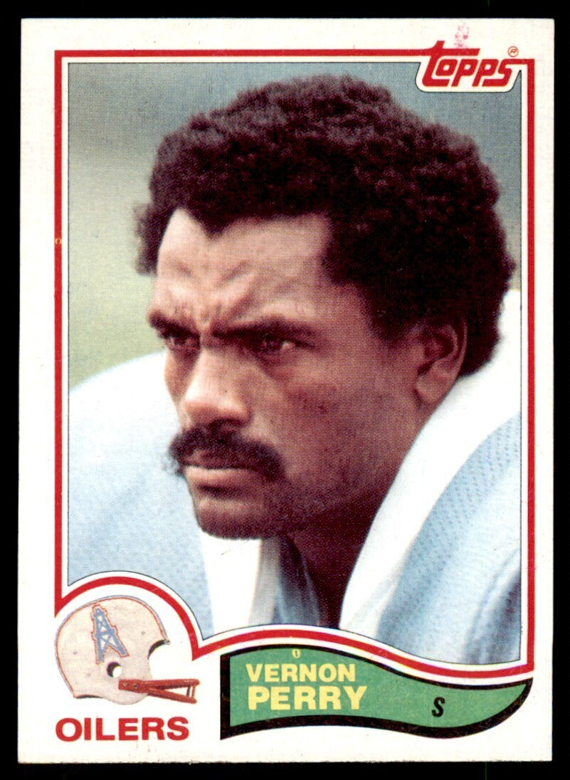 1982 TOPPS VERNON PERRY HOUSTON OILERS #101
