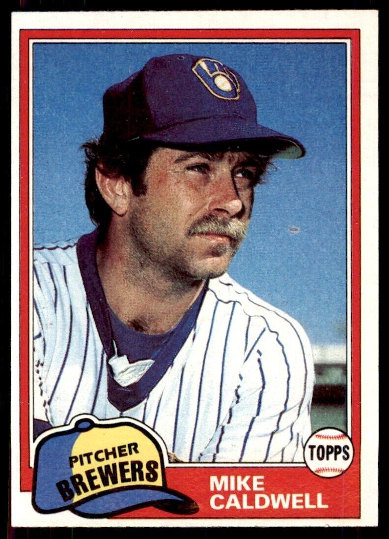 1981 TOPPS MIKE CALDWELL MILWAUKEE BREWERS #85