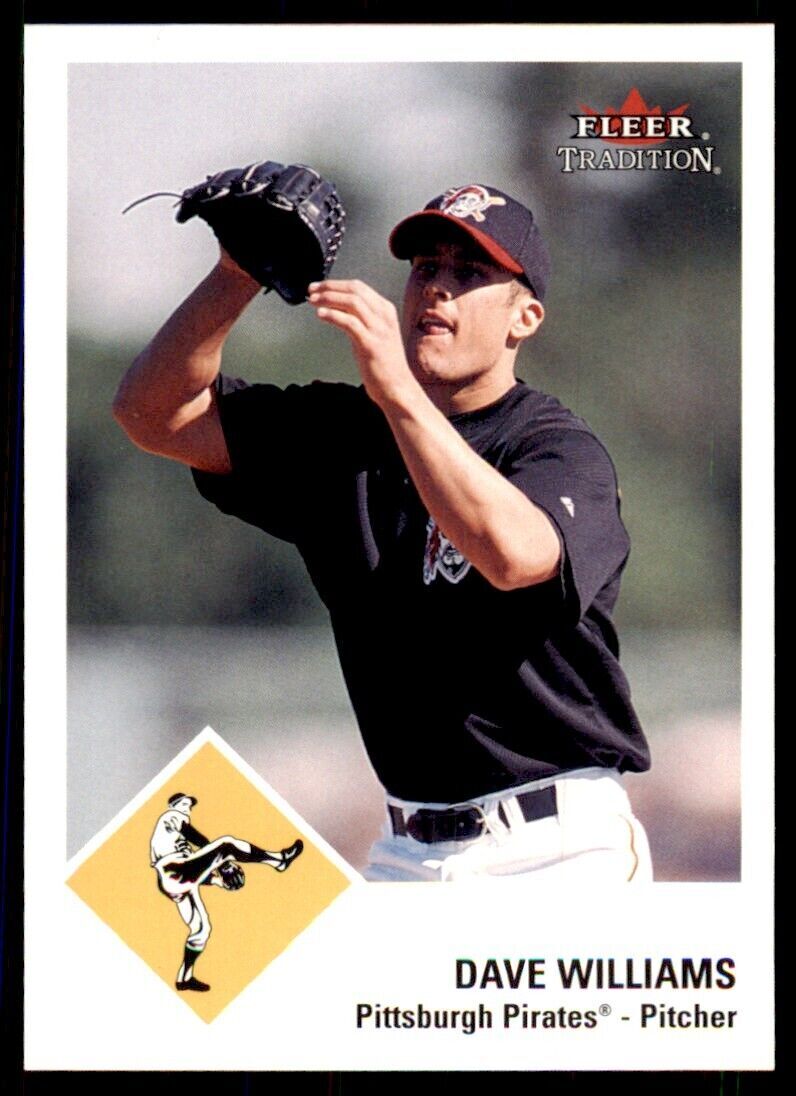 2003 Fleer Tradition Dave Williams Pittsburgh Pirates #58