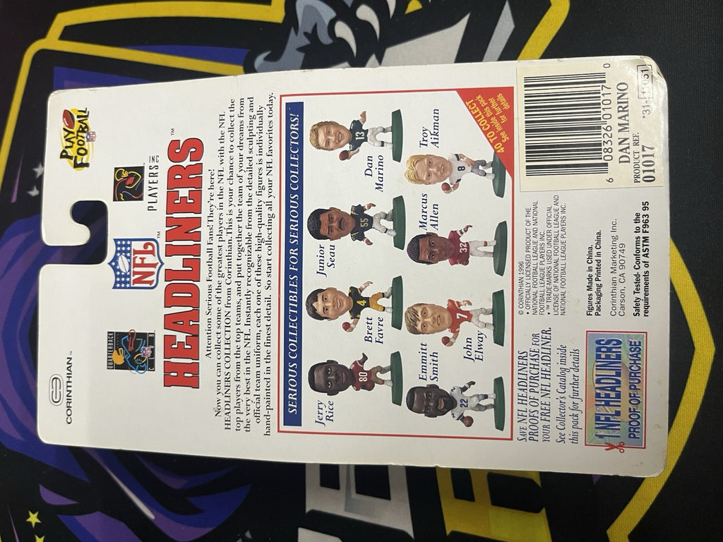 1996 NFL Corinthian Headliners Dan Marino Miami Dolphins Figure HOF