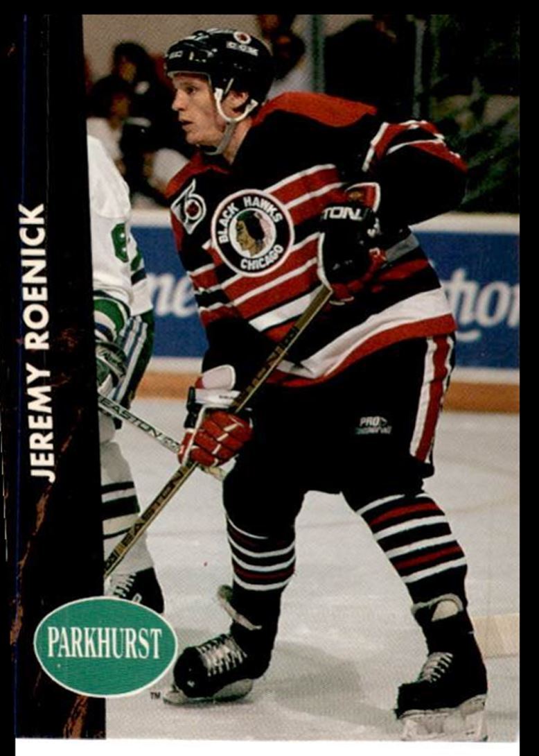 1991-92 Parkhurst Jeremy Roenick Chicago Blackhawks #29