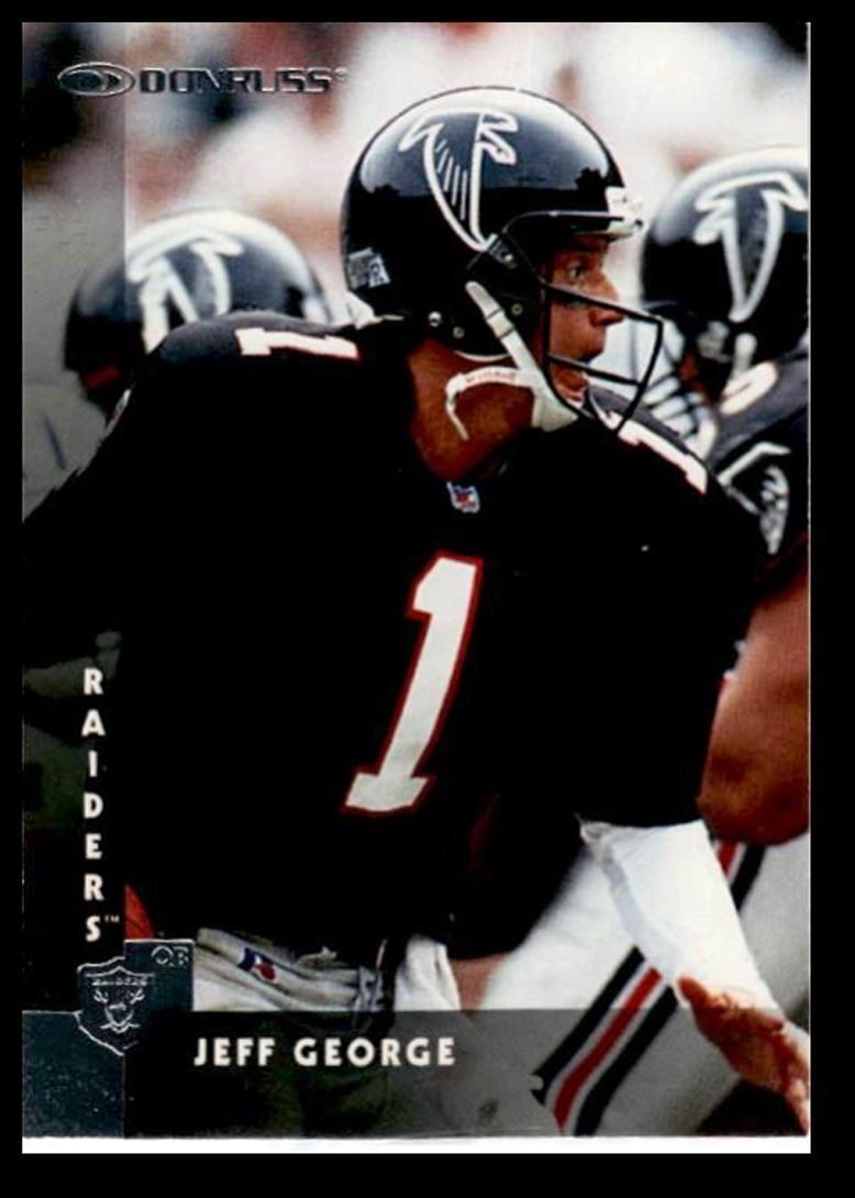 1997 Donruss Jeff George Oakland Raiders #124