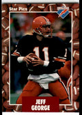 1991 Star Pics Jeff George Illinois Fighting Illini #30