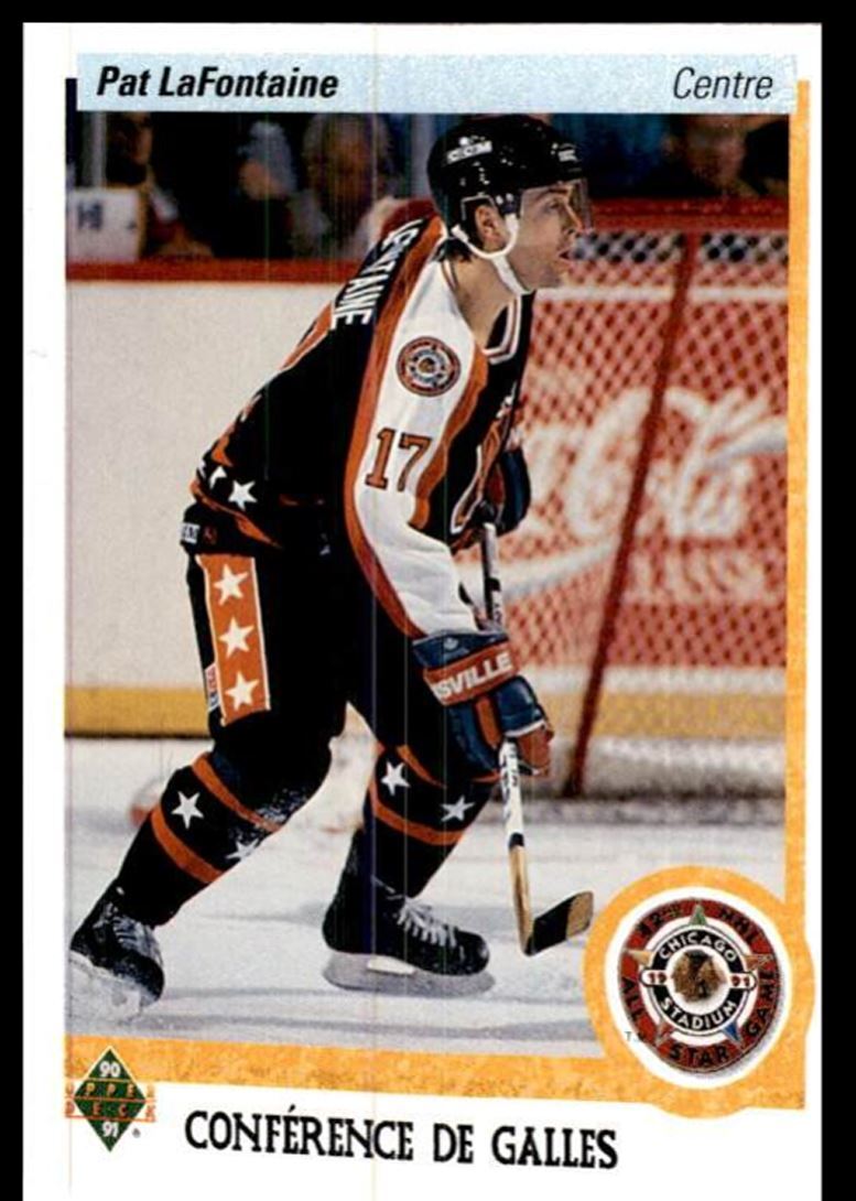 1990-91 Upper Deck French Pat LaFontaine New York Islanders #479