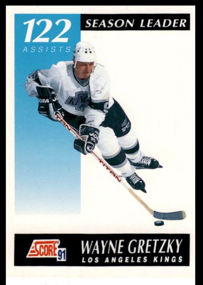 1991-92 Score Canadian Wayne Gretzky Los Angeles Kings #295