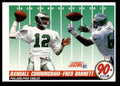1991 Score Randall Cunningham/Fred Barnett Philadelphia Eagles #320