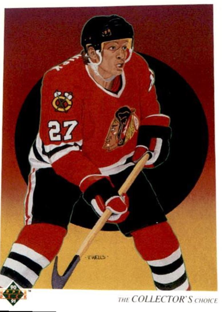 1990-91 Upper Deck Jeremy Roenick hof Chicago Blackhawks #316