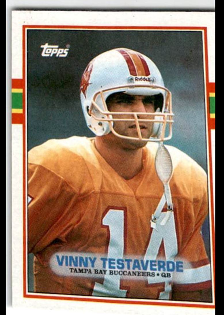 1989 Topps Vinny Testaverde ` Tampa Bay Buccaneers #327