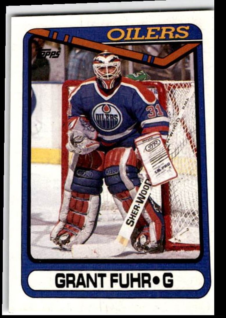 1990-91 Topps Grant Fuhr Edmonton Oilers #321