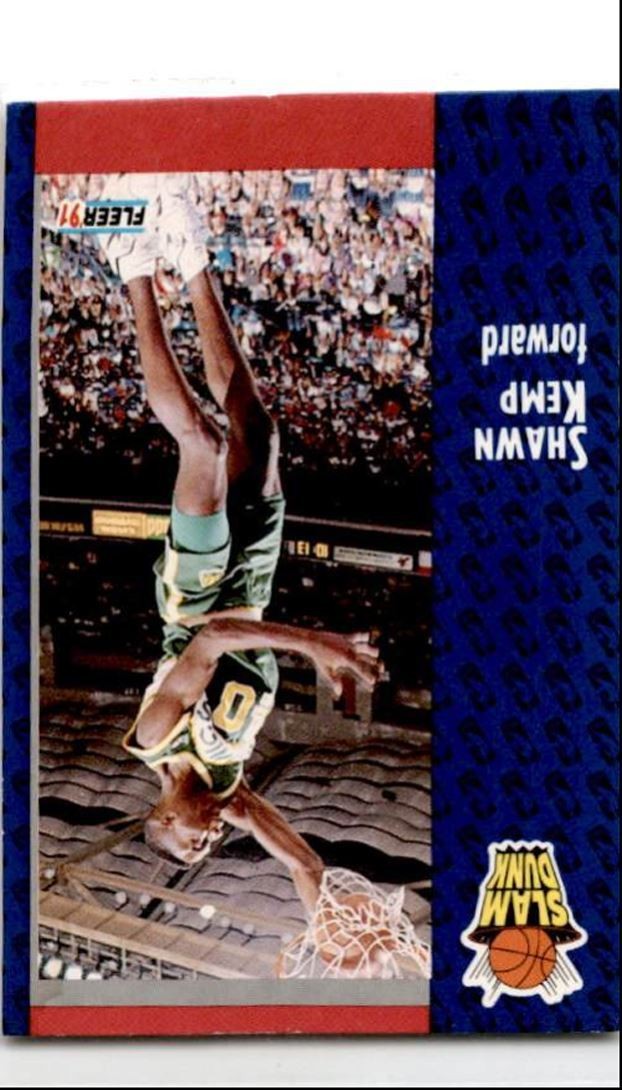 1991-92 Fleer Shawn Kemp Seattle SuperSonics #231