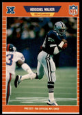 1989 Pro Set Herschel Walker . Dallas Cowboys #96