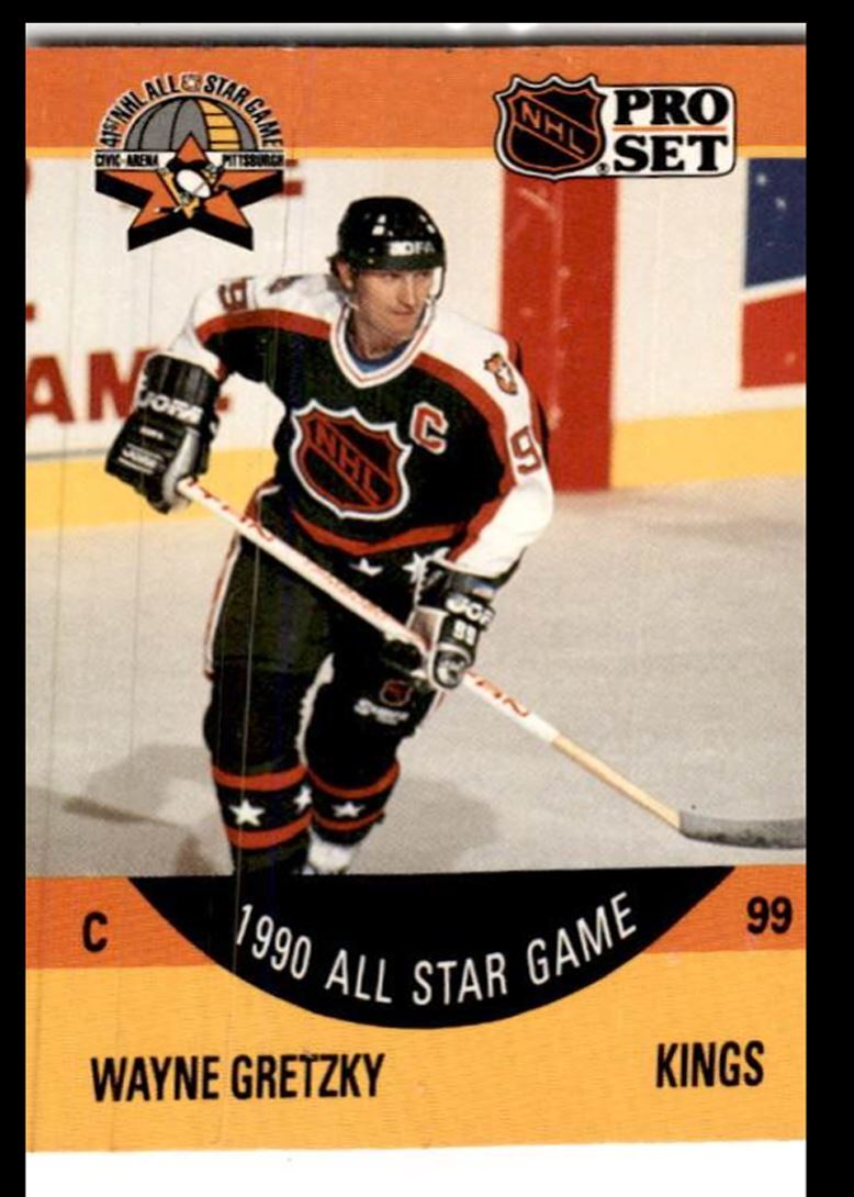 1990-91 Pro Set Wayne Gretzky HOF Los Angeles Kings #340