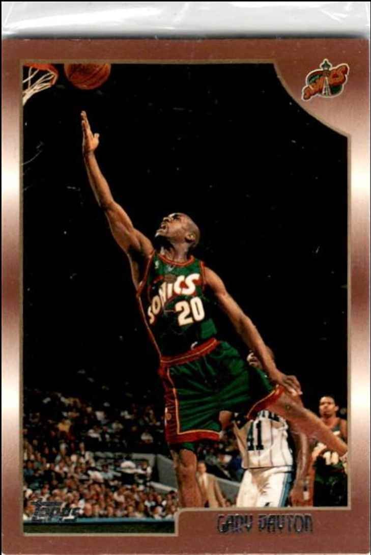 1998-99 Topps Gary Payton Seattle SuperSonics #148