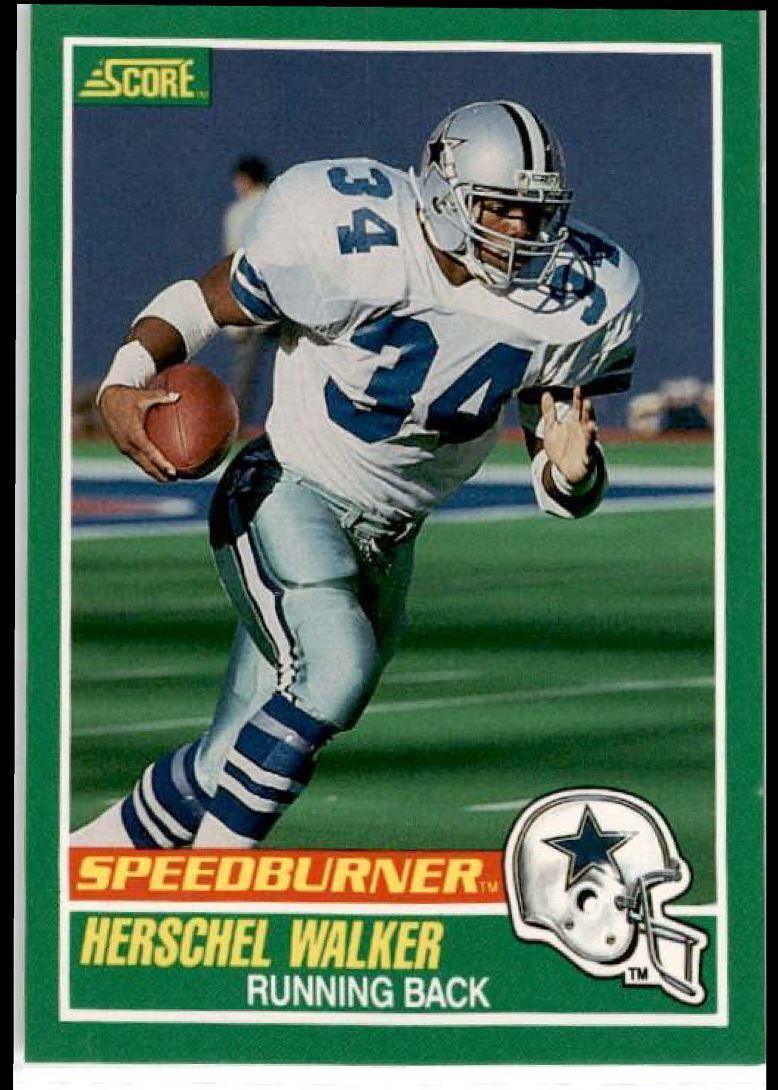 1989 Score Herschel Walker Dallas Cowboys #317