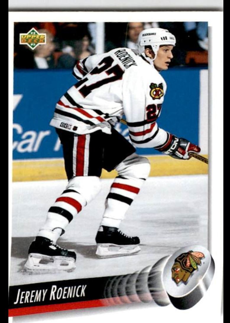 1992-93 Upper Deck Jeremy Roenick a Chicago Blackhawks #274
