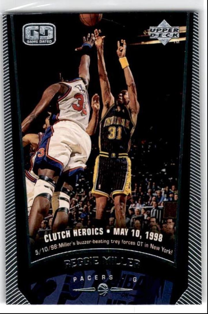 1998-99 Upper Deck Reggie Miller Indiana Pacers #66