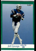 1991 Fleer Jeff George Indianapolis Colts #81