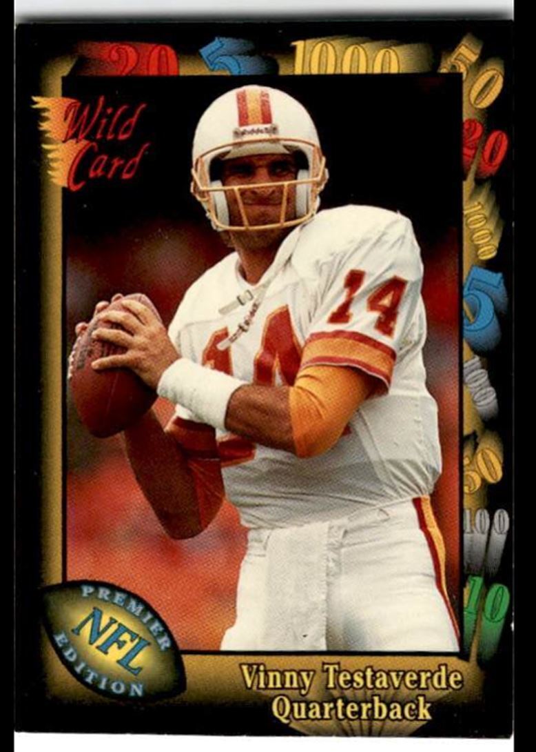 1991 Wild Card Vinny Testaverde Tampa Bay Buccaneers #59
