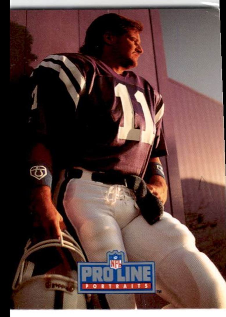 1991 Pro Line Portraits Jeff George Indianapolis Colts #195