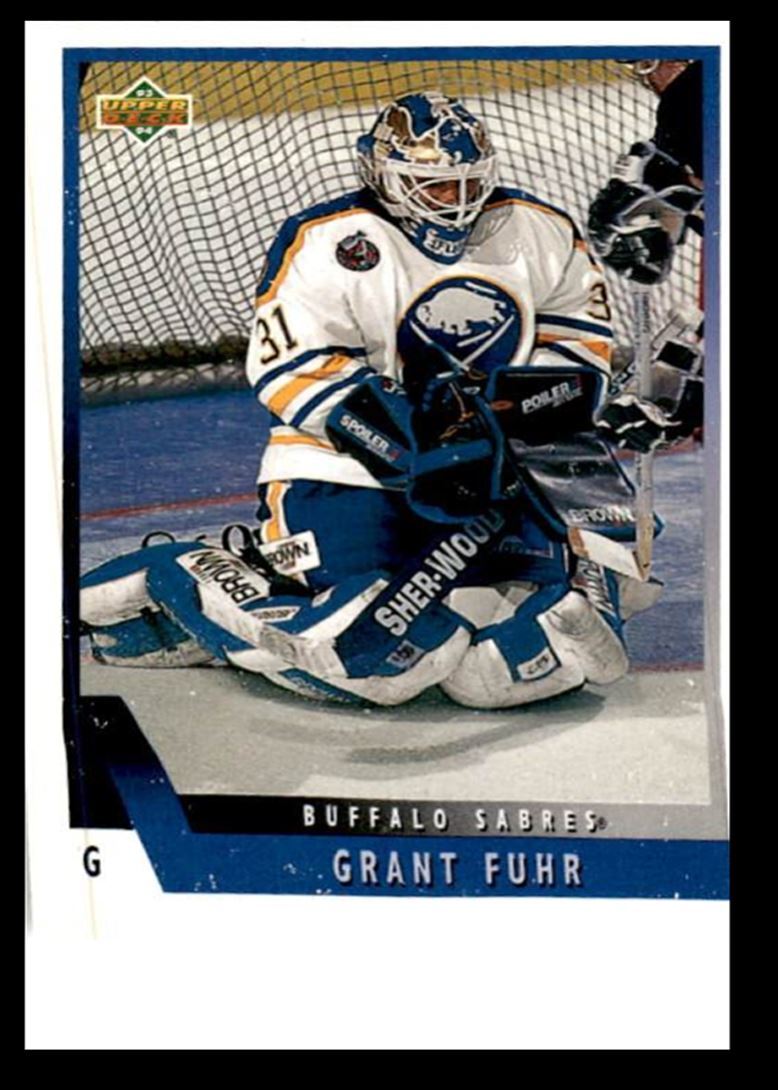 1993-94 Upper Deck Grant Fuhr Buffalo Sabres #163