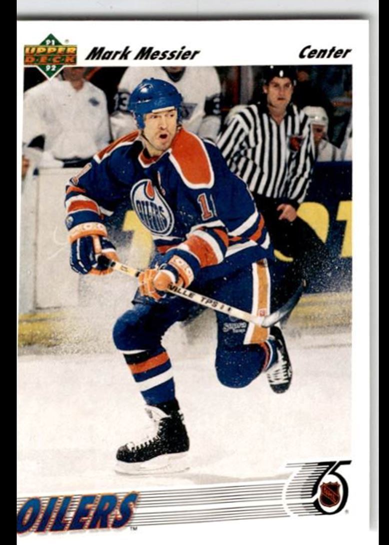 1991-92 Upper Deck Mark Messier , Edmonton Oilers #246