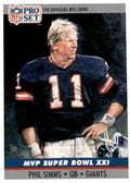 1990 Pro Set Super Bowl Collectibles Super Bowl ,, New York Giants/Denver