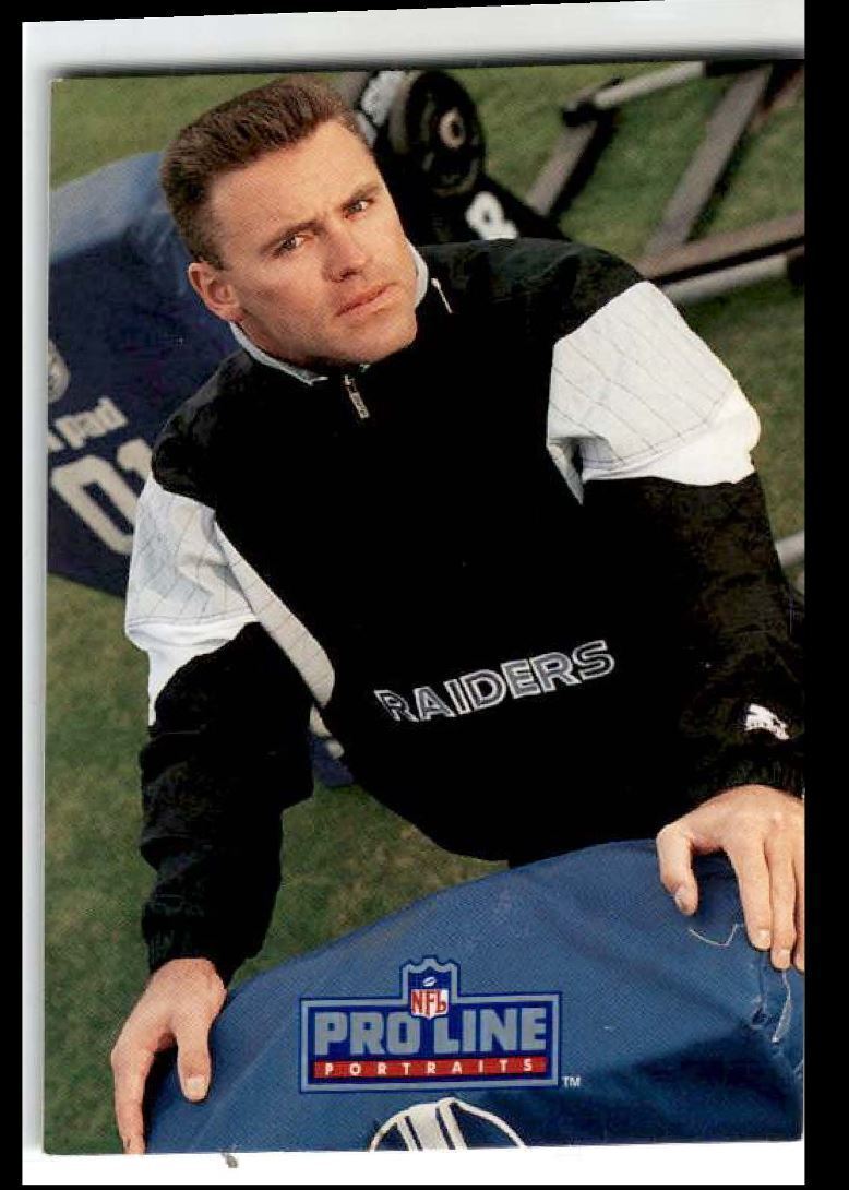 1991 Pro Line Portraits Howie Long Los Angeles Raiders #13