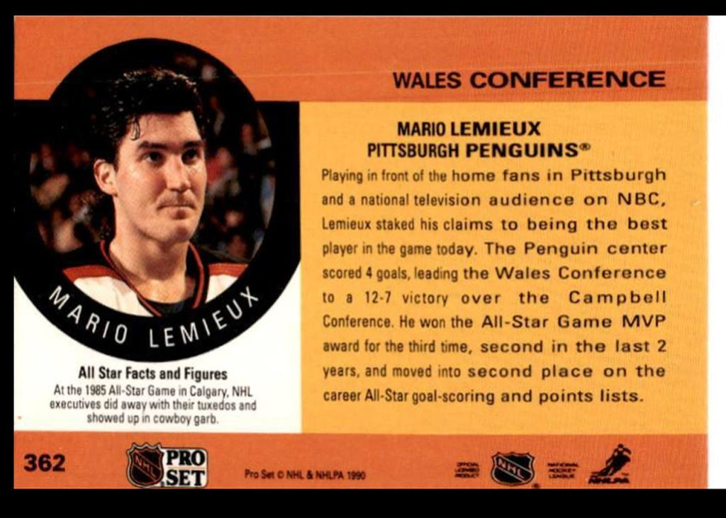 1998-99 Pro Set Mario Lemieux Pittsburgh Penguins #362