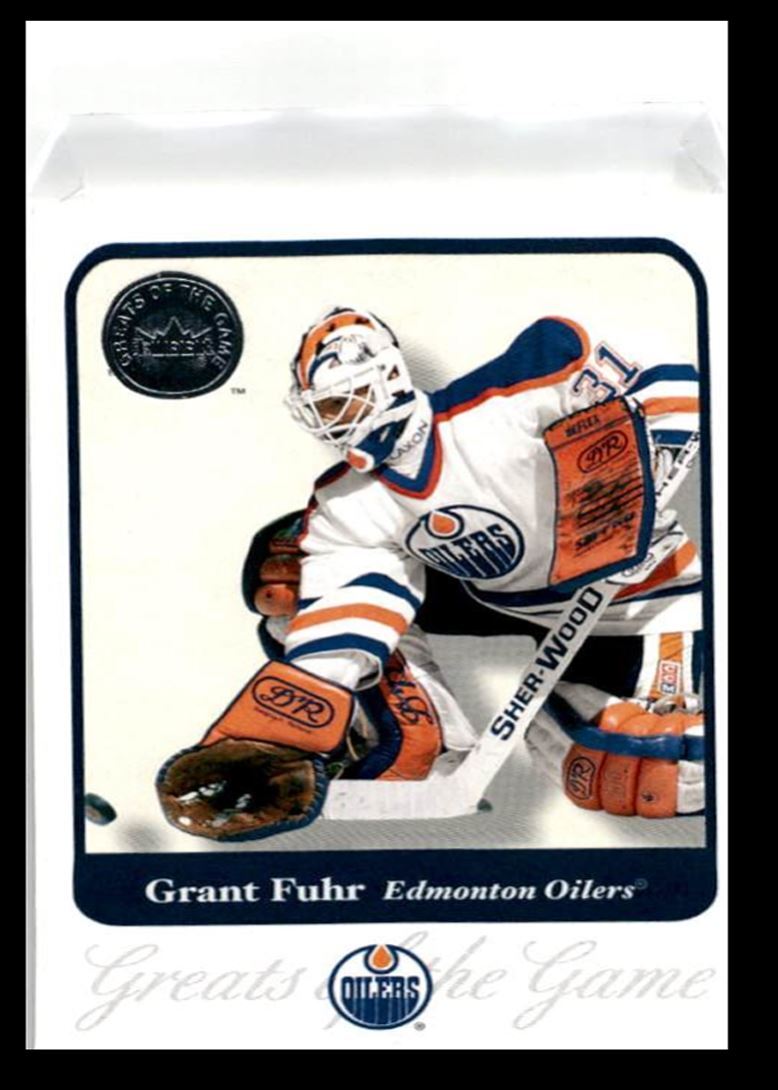 2001-02 Fleer Grant Fuhr Goalie Edmonton Oilers #57